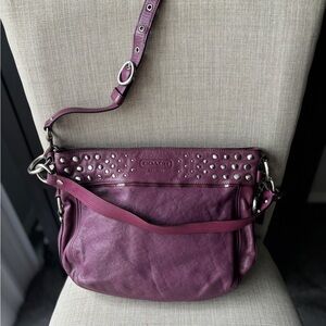 Vintage Coach handbag with double straps